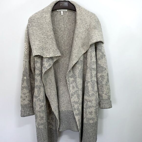 Victoria's Secret Sweaters - Victoria’s Secret Long Marled Sweater Gray Blue Marled Knit Excellent Sm…